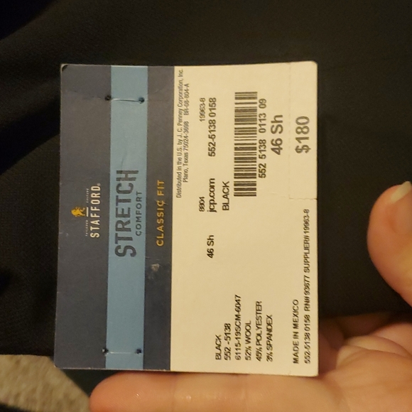 New Stafford classic fit blazor never worn - Picture 3 of 3